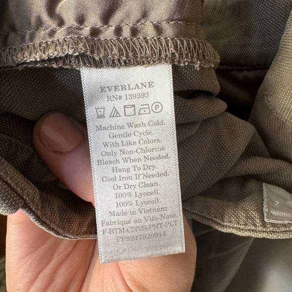 Everlane Taupe relaxed trouser pant - size 2 - Picture 7 of 8